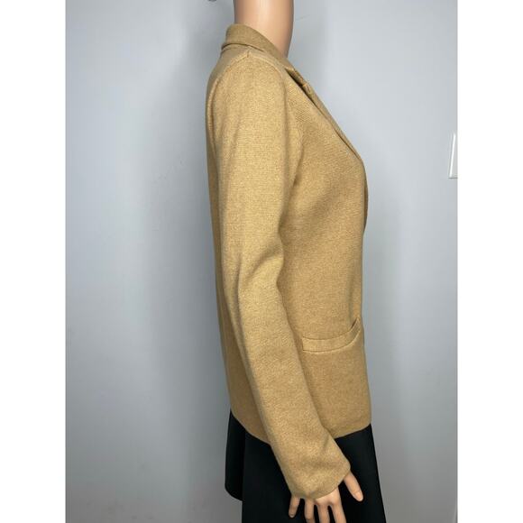 J. Crew Schoolboy Sweater-Blazer size XS  Camel Cotton - Picture 6 of 10